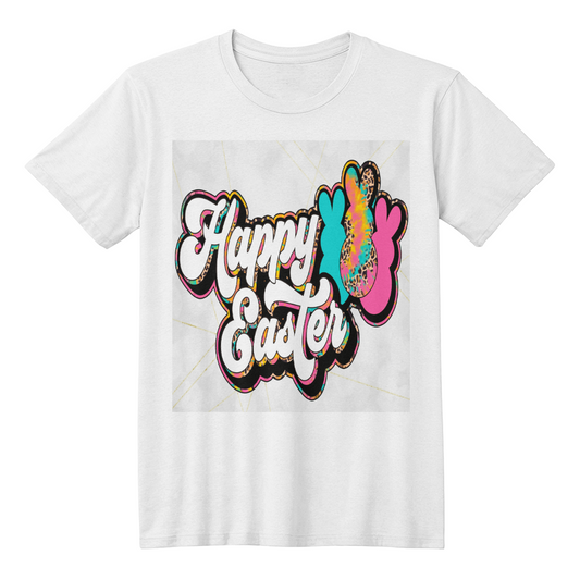 Vintage Easter Vibes🌸🐰🌼Retro Easter T-Shirt for Adults